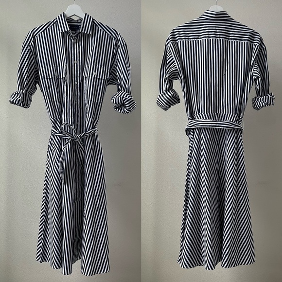 Ralph Lauren women’s long sleeve shirt maxi dress - Picture 2 of 13